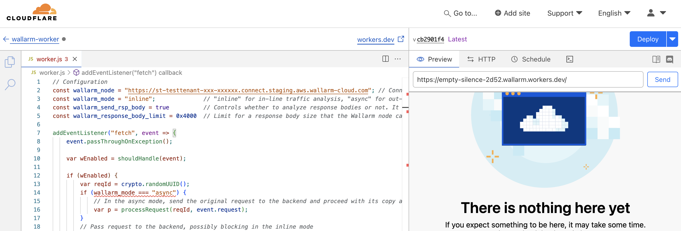Cloudflare worker