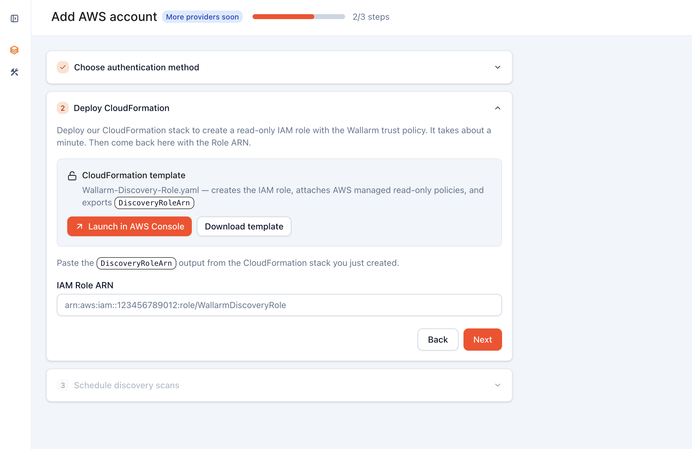Deploy CloudFormation step